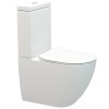 ELLISSE CC BTW TOILET SUITE C/W SOFT CLOSE SEAT