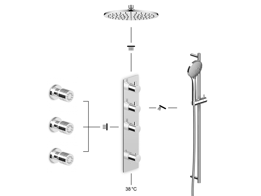 Thermostatic, A New Way To Shower | Zucchetti