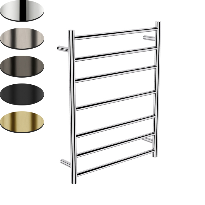 CALORA HEATED TOWEL RAIL LADDER 7 BAR 630X122X800MM