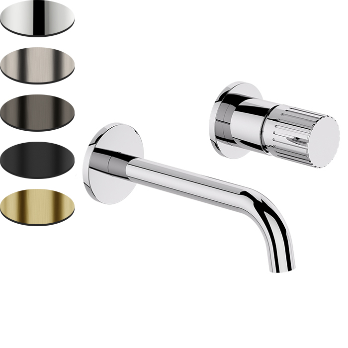 PETTINE WALL MOUNTED BASIN MIXER