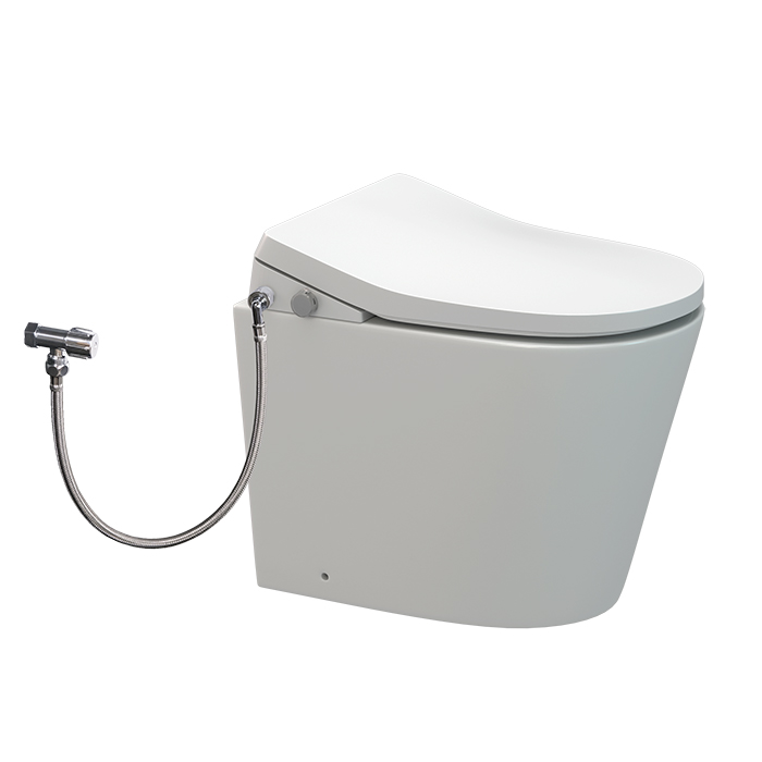 GARDA FRESCA E-BIDET BACK TO WALL TOILET PAN GLOSS WHITE