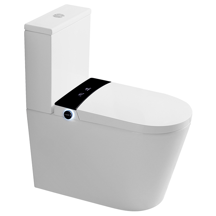 INTEL ACCESSIBLE/OVERHEIGHT E-BIDET CC BTW TOILET SUITE GLOSS WHITE