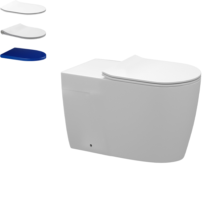 UNO ACCESSIBLE/OVERHEIGHT BACK TO WALL PAN GLOSS WHITE