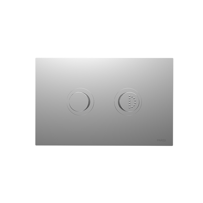 TWIN RAISED ACCESSIBLE BUTTON SET CHROME