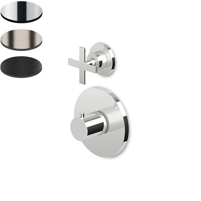 GILL THERMOSTATIC SHOWER MIXER 1 STOP VALVE CROSS HANDLE